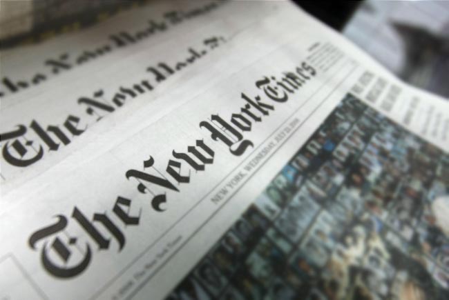 The New York Times sees decline in digital ad revenue, jump in digital subs