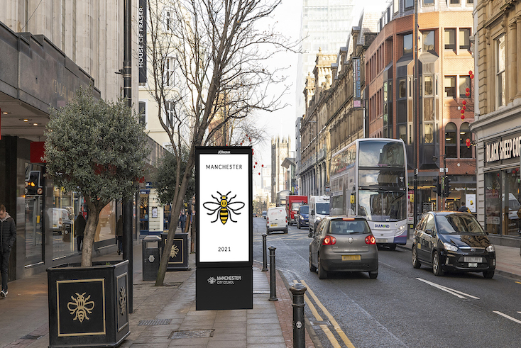JCDecaux UK wins Manchester contract for 172 DOOH screens