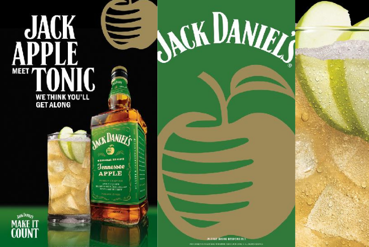Jack Daniels targets G&T drinkers with apple-scented OOH