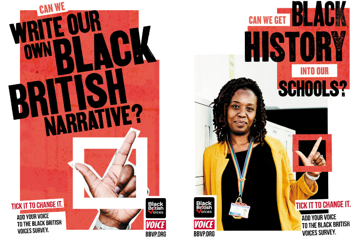 Black British Voices project backed by M&C Saatchi and The Voice