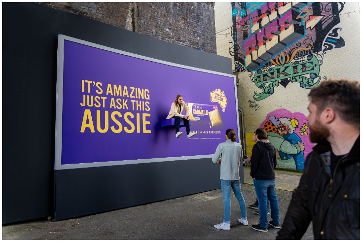 Cadbury puts ‘real-life Aussies’ on Caramilk billboards