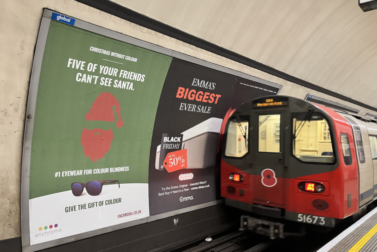 UK’s first outdoor ads for colour-blind people launch