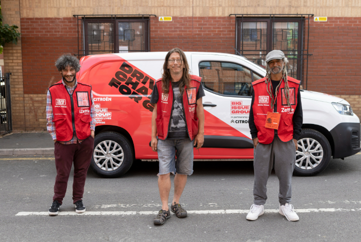 Big Issue Group to deliver magazines across UK using branded e-vans