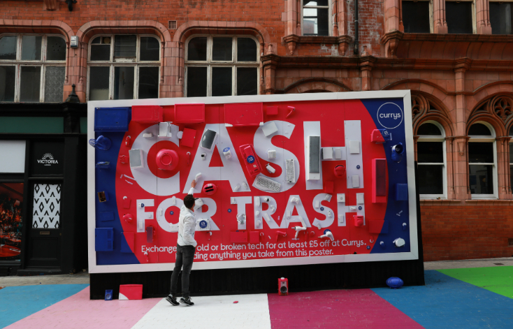 Currys launches ‘cash for trash’ billboards