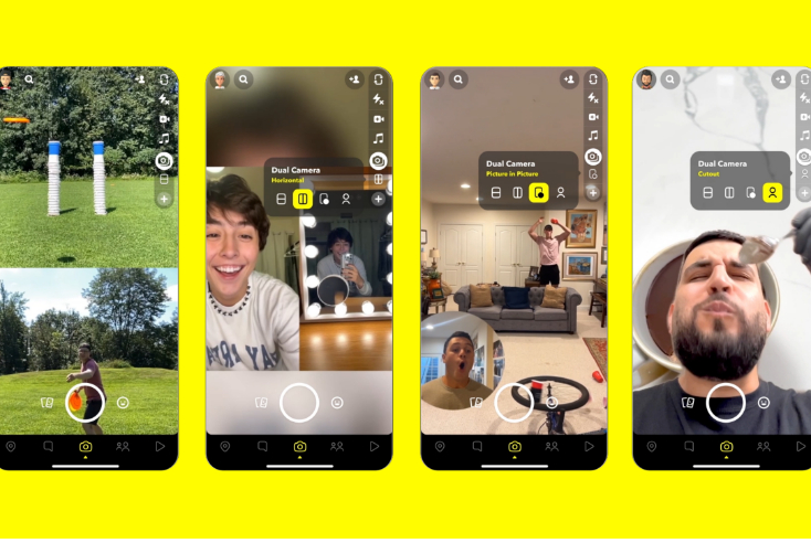 Snap introduces dual camera feature