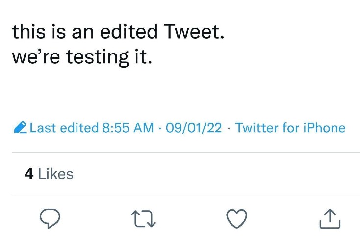 Twitter begins testing edit button