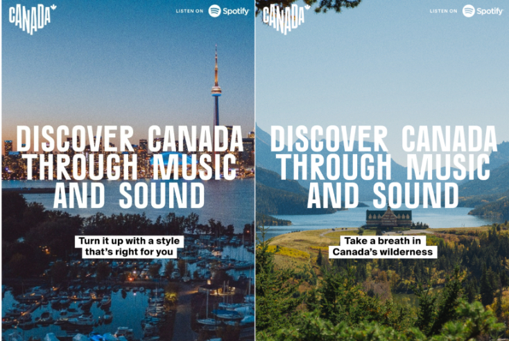 Destination Canada targets ‘high-value travellers’ on Spotify