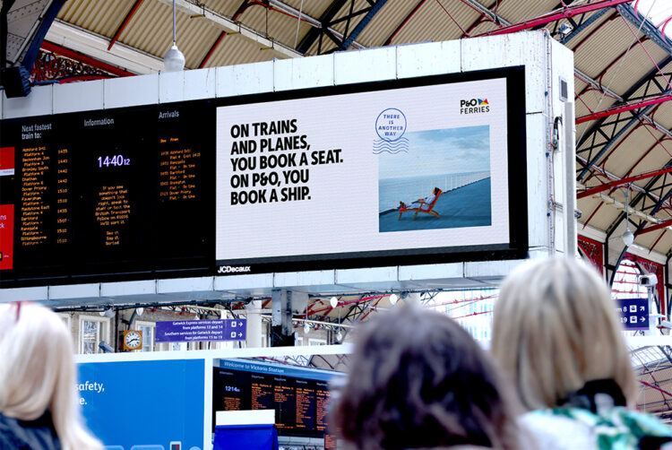 Travel ‘pain points’ targeted by OOH P&O Ferries ads