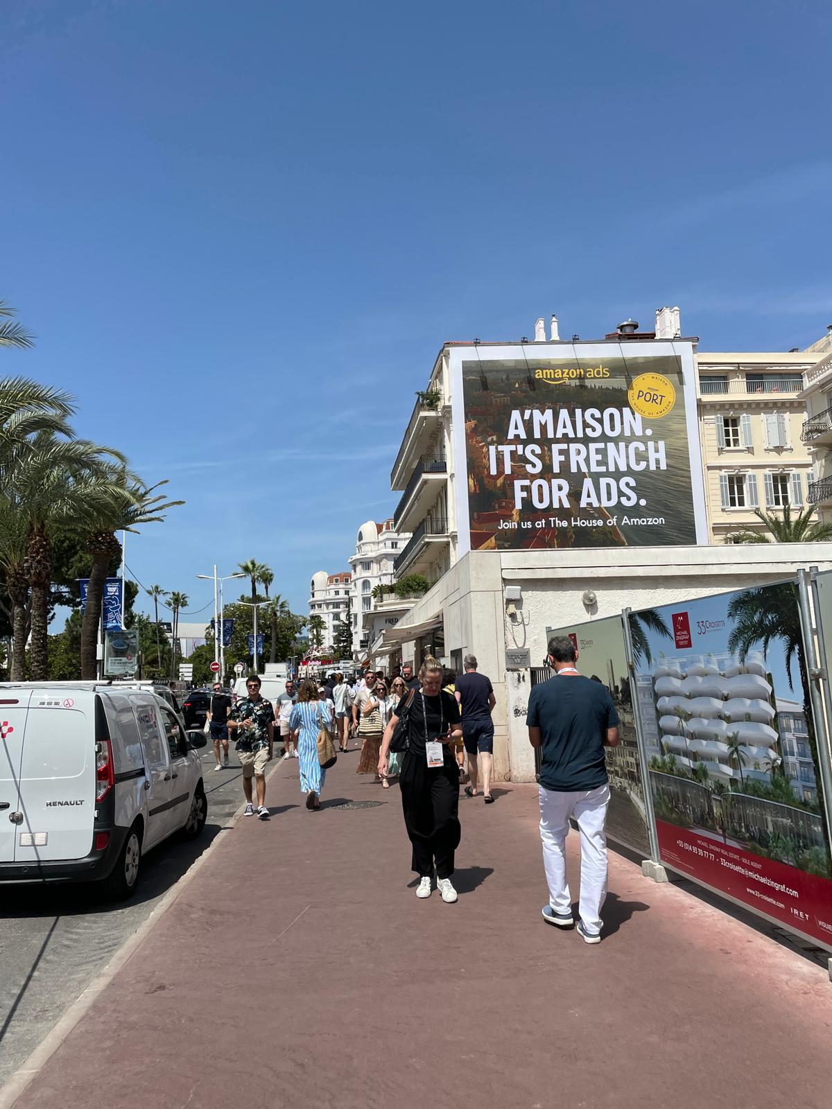 Amazon Ad. Cannes. Credit Jack Benjamin