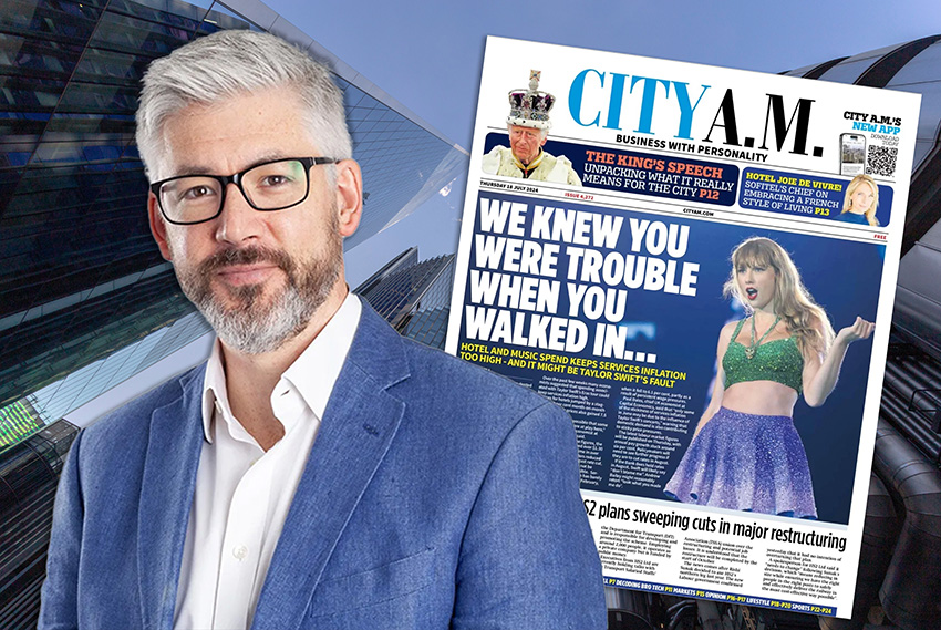 City AM signs Reach content deal as it appoints new editor