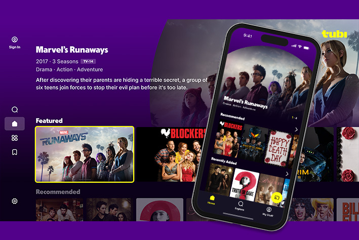 Fox streaming platform Tubi rolls out in the UK
